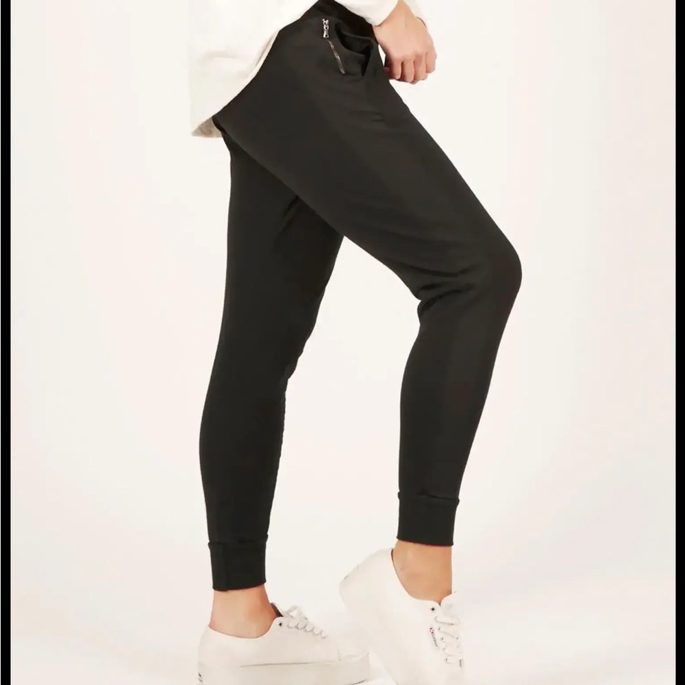 SUZY D LONDON Women's Black Jogger Pants,size L,Made in Italy,NWT - Picture 2 of 16